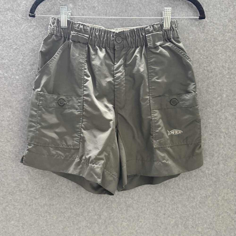 AFTCO Men's Fishing Shorts Size 30 Gray 5.5" Inseam